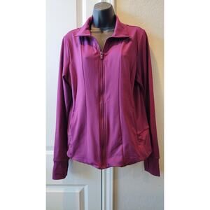 Everyday extra warm Women fuchsia full-zip  sports jacket, size XL